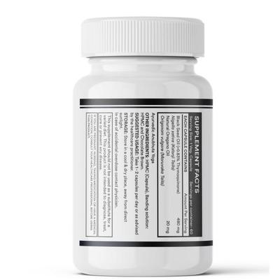 INLIFE Extra Virgin Cold-Pressed Black Seed + Oregano Oil Veg Capsules 60's - Vital Health
