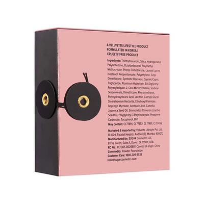 Sugar Cosmetics Mettle Cream To Powder Foundation 37 Freddo (Medium Beige, Golden Peach Undertone) 15 gm - Foundation