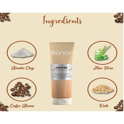 Elinor Vitamin C Face Wash + Coffee & Oatmeal Scrub 200 gm - Face Washes