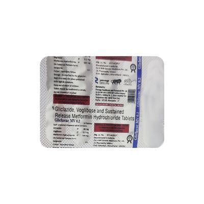 GLICLAVAC MV Tablet 10's - Diabetes-Ant