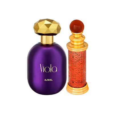 Ajmal Viola EDP Fruity Floral Perfume And Classic Oud Concentrated Perfume Oil Woody Oudh 85 ml - Perfumes (Edt/Edp)