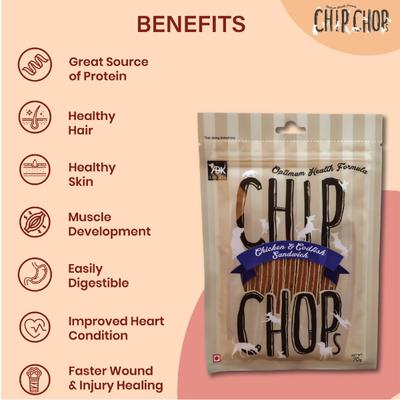 Chip Chops Chicken & Codfish Sandwich 70 gm - Petfood