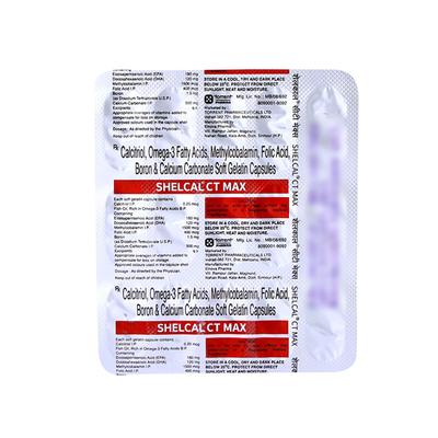 Shelcal CT Max Capsule 15'S - Supplements-Vam