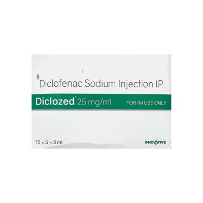 DICLOZED 25mg Injection 3ml - Pain relief-Nsa