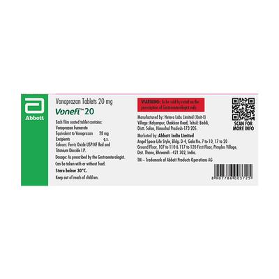 VONEFI 20 Tablet 10's - General-P