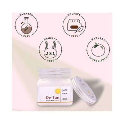 Jeva De Tan Lightening Whitening and Deto Scrub 380 ml - Scrubs & Exfoliants