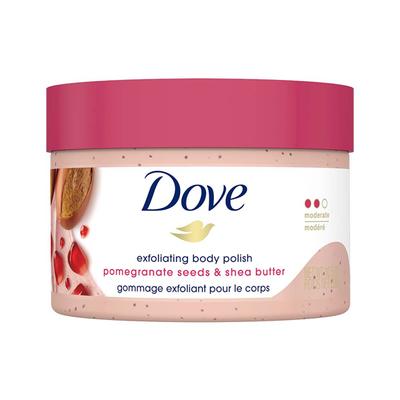 Dove Exfoliating Body Polish With Pomegranate Seeds And Shea Butter 298 gm - Scrubs & Exfoliants