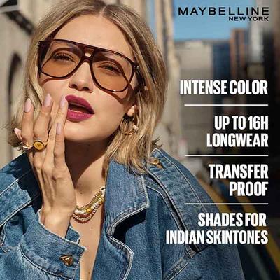 Maybelline New York Super Stay Matte Ink Liquid Lipstick, 25 Heroine 5 ml - Lipsticks