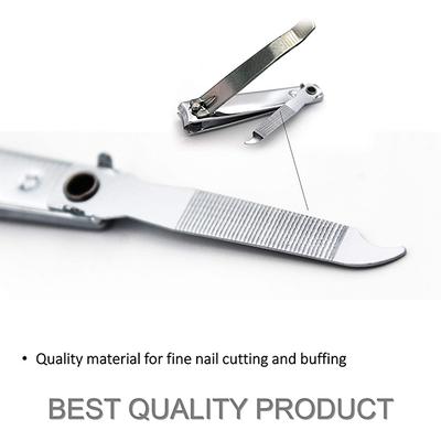 Majestique Nail Clipper Stainless Steel - Sharp Blades, Durable, Comfortable Grip - Color May Vary 1's - Manicure & Pedicure Kits