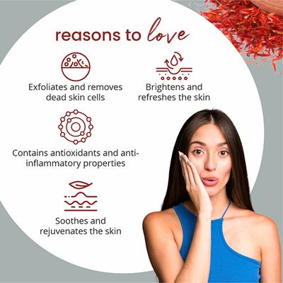 Globus Naturals Kesar Chandan Peel Off Mask Enriched with Coffee & for Skin Lightening 100Gm - Masks & Peels