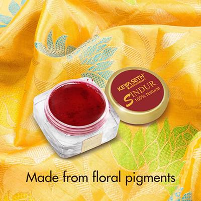 Keya Seth Aromatherapy 100% Natural Dust Sindoor Maroon 3gm - Sindoor