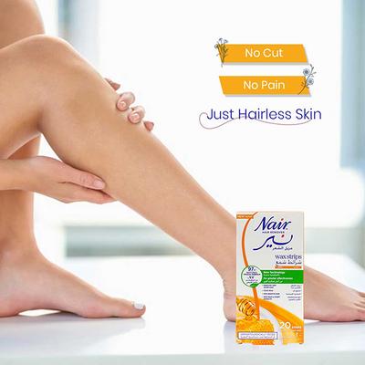 Nair Body Wax Strips - Milk & Honey 20's - Hair Removal Accessories