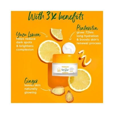 Simple Protect N Glow Vitamin C Moisturizing Glow Gel 40gm - Skin-Treatment