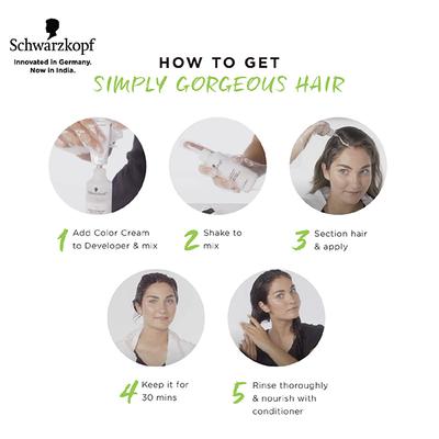 Schwarzkopf Simply Color Permanent Hair Colour 9.06 Peanut Blonde 142.5 ml - Crème