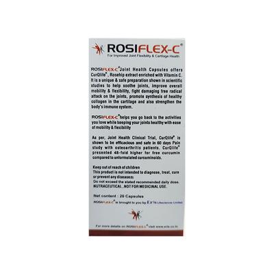 ROSIFLEX C NEWLY IMPROVED Capsule 20's - Supplements-Sup
