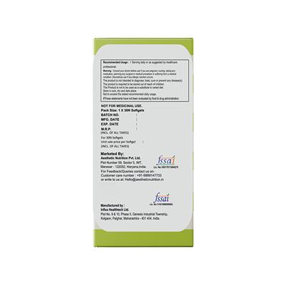 Aesthetic Nutrition Omega 3 6 9 Softgels Triple Omega Formula With Evening Primrose, Fish Oil, And Pumpkin Seed Oil For Heart, Skin 30 Softgels 1's - Omega Fish Oil Fatty Acids