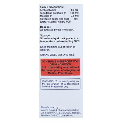 OXYDEX Syrup 60ml - Asthma/COPD-Ast