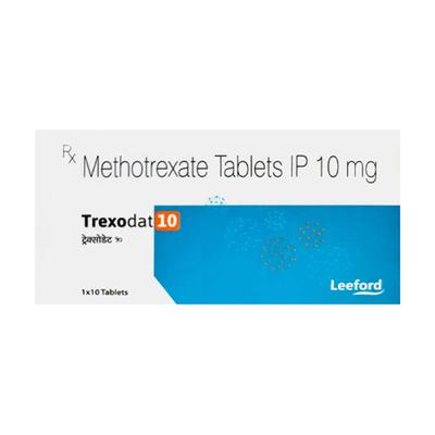 TREXODAT 10 Tablet 10's - Rheumatoid Arthritis-Age