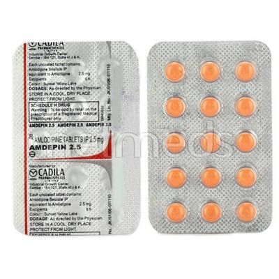 Amdepin 2.5mg Tablet 15'S - Hypertension-Cal
