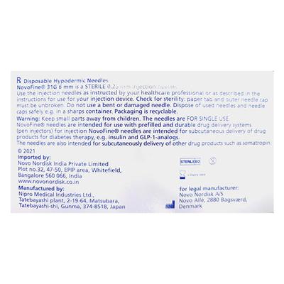 NOVOFINE 31G Needle 100's - Diabetes-Ins