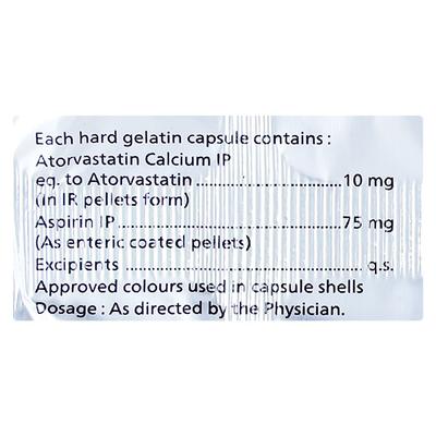 ATROCARD A 10/75 Capsule 10's - Blood Clot-Ant