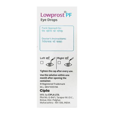 LOWPROST PF Eye Drops 5ml - Glaucoma-Ant