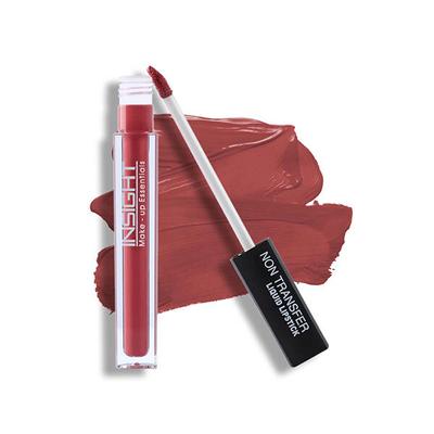 INSIGHT COSMETICS NON TRANSFER LIQUID LIPSTICK (LG-39) - DEEP RUST 6 ml - Liquid Lipsticks