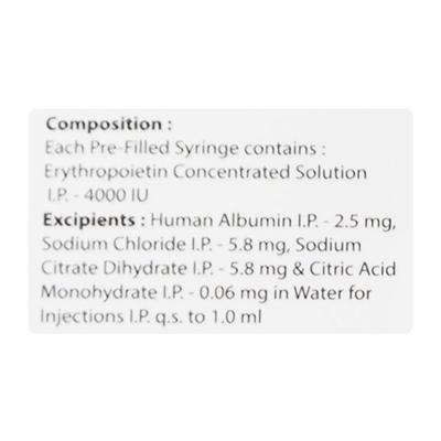 Vintor 40000IU Injection 1ml - Haematopoiesis-Hae