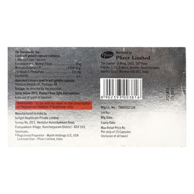 Folvite Active Capsule 15'S - Supplements-Vam