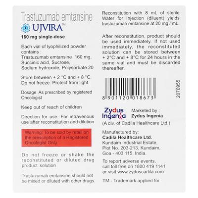 UJVIRA 160mg Injection 1's - Cancer Oncology-Tar