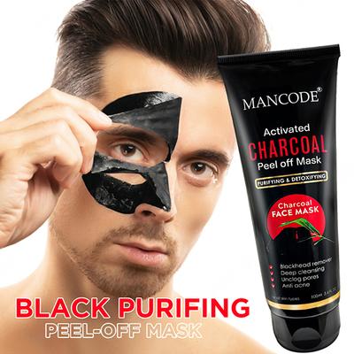 Mancode Activated Charcoal Peel Off Mask 100 ml - Masks & Peels