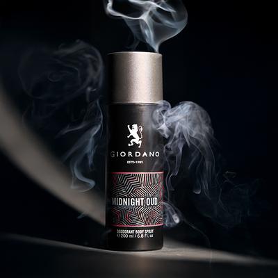 Giordano Midnight Oud Deodorant Spray 200 ml - Men Deodorants/Roll-Ons