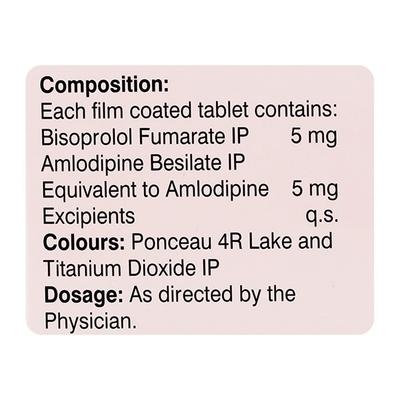 BISONEXT AM 5 Tablet 15's - Hypertension-Bet