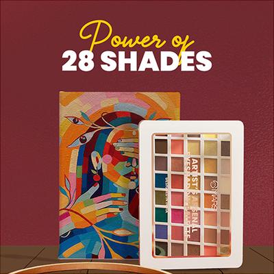 Mars Artist's Arsenal Eyeshadow Palette- (Ep40-02) 40 gm - Eye Shadow Palettes