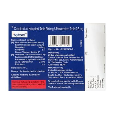 NYKRON COMBIPACK Tablet 1's - Vomitting/Emesis-Ant