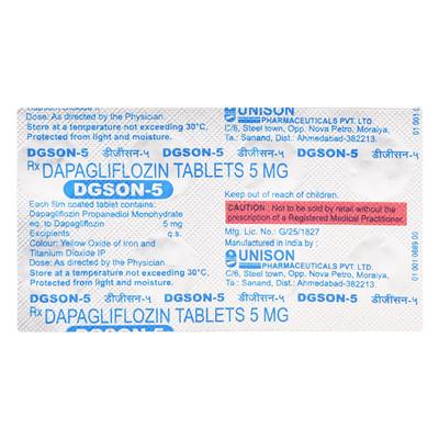 DGSON 5 Tablet 10's - Diabetes-Ant