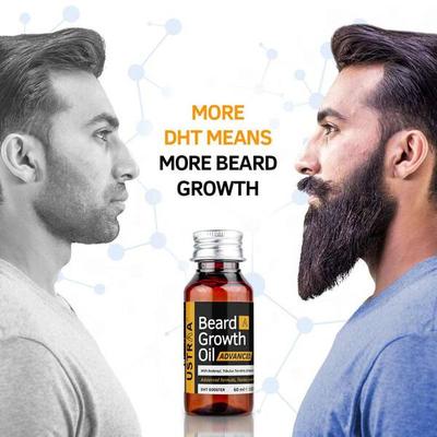 Ustraa Beard Growth Oil - Advanced with Redensyl Tribulus Territus & Vitamin D3 Dht Booster 60ml - Beard Oil