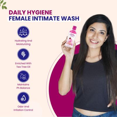 MildCares Natural Intimate Wash For Women (PacK of 2 x 100 ml) - Intimate Hygiene
