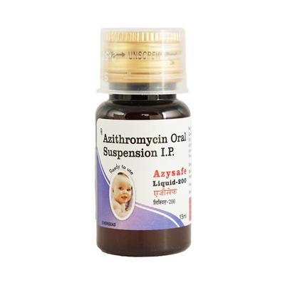 AZYSAFE 200 Syrup 15ml - Bacterial Infections-Mac