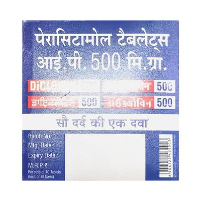 DICLOWIN 500 Tablet 10's - Fever-Ana