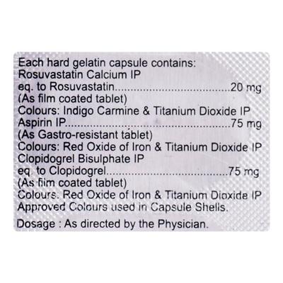 ROSUCUS GOLD 20mg Capsule 10's - Blood Clot-Ant