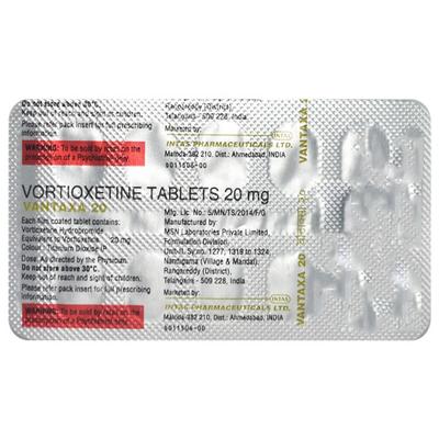VANTAXA 20 Tablet 10's - Depression-Ant