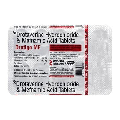 DROTIGO MF Tablet 10's - Muscle Spasm-Ant