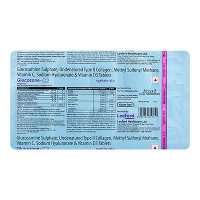 GLUCOZONE C2 Tablet 10's - Arthritis-Oth