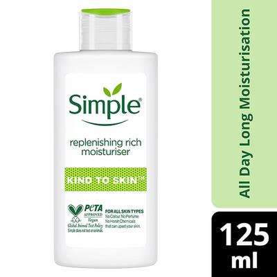 Simple Kind To Skin Replenishing Rich Moisturiser 125 ml - Face Moisturizers