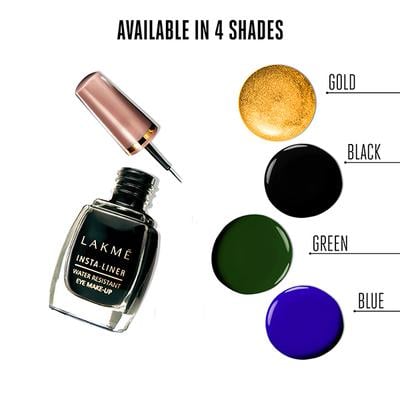 Lakme Ultimate Glam Eye Liner, Semi Matte, Golden, 9ml - Eyeliners