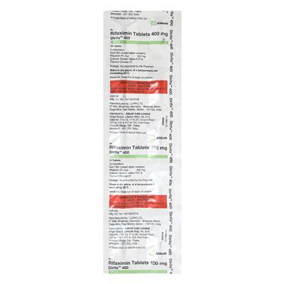 Dirifa 400mg Tablet 10'S - Bacterial Infections-OAB