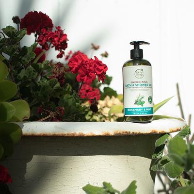 Petal Fresh Energizing Rosemary and Mint Bath and Shower Gel 475 ml - Shower Gels & Body Wash