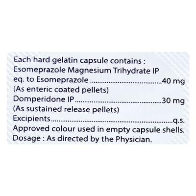 ESOZEST DSR Capsule 10's - Ulcer/Reflux/Flatulence-Aaa