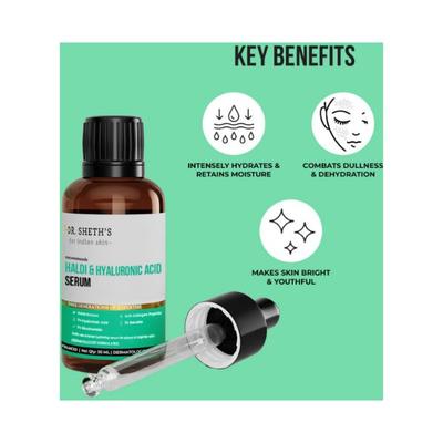 Dr. Sheth's Haldi & Hyaluronic Acid Serum 30ml - Face Serum